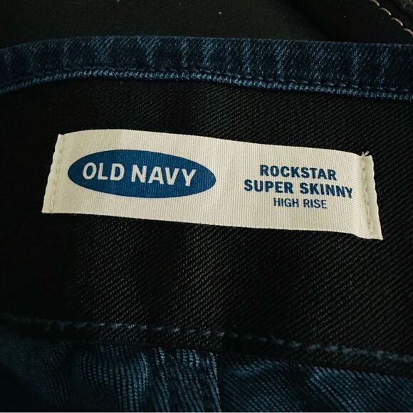 Old Navy Rockstar Super Skinny High Rise Jeans Size‎ 30W NWT - Picture 3 of 4